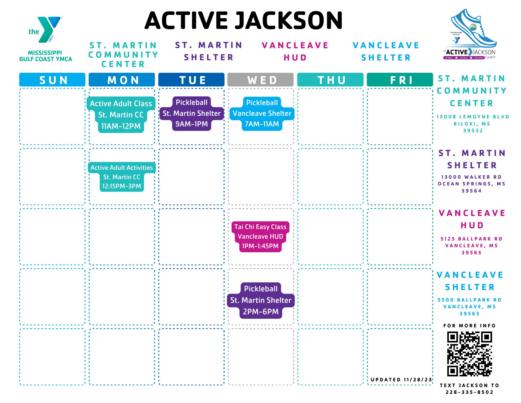 Active Jackson Mississippi Gulf Coast YMCA